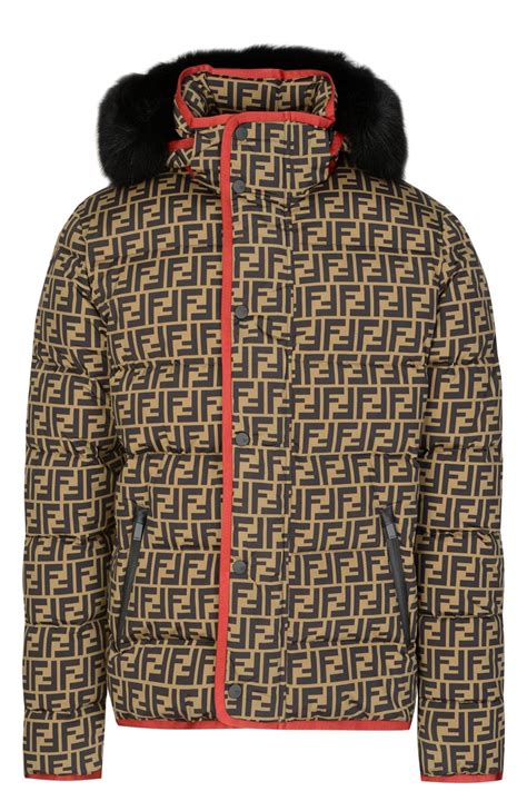 fendi red puffer jacket|fendi puffer down jacket.